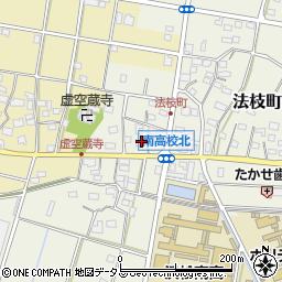 静岡県浜松市中央区法枝町577周辺の地図