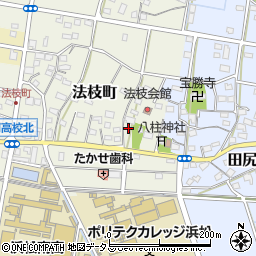 静岡県浜松市中央区法枝町472周辺の地図