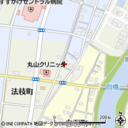 静岡県浜松市中央区法枝町250周辺の地図