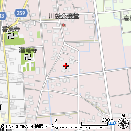 静岡県磐田市川袋338周辺の地図