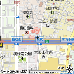 中野出口周辺の地図