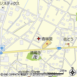 静岡県浜松市中央区白羽町336周辺の地図