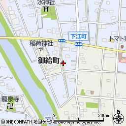 静岡県浜松市中央区下江町79周辺の地図
