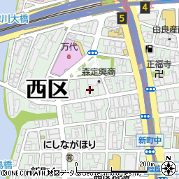 森定興商株式会社　大阪支店開発営業課周辺の地図