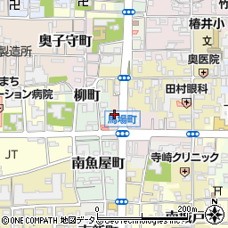 奈良県奈良市馬場町周辺の地図