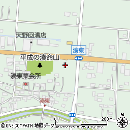 静岡県袋井市湊576-1周辺の地図