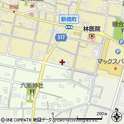 静岡県浜松市中央区新橋町1415周辺の地図