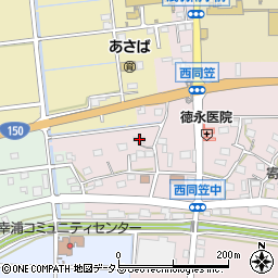 静岡県袋井市西同笠239-1周辺の地図