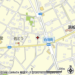 静岡県浜松市中央区白羽町780周辺の地図