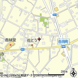 静岡県浜松市中央区白羽町761周辺の地図