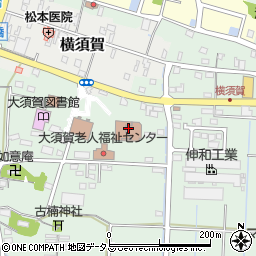 大須賀中央公民館周辺の地図