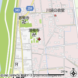 静岡県磐田市川袋317周辺の地図