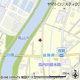 静岡県浜松市中央区白羽町1377周辺の地図