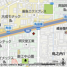 セブンイレブン東大阪菱江店周辺の地図