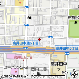 フレーベル館大阪支社周辺の地図