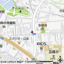 三重県津市久居野村町862-3周辺の地図