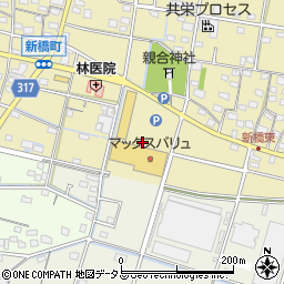 静岡県浜松市中央区新橋町1400周辺の地図