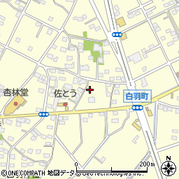 静岡県浜松市中央区白羽町763周辺の地図