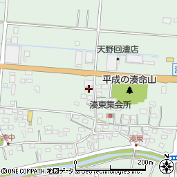 静岡県袋井市湊637周辺の地図