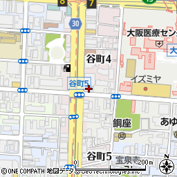 毎日新聞　株式会社大毎上町谷町支店周辺の地図