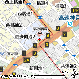 神戸多聞郵便局 ＡＴＭ周辺の地図