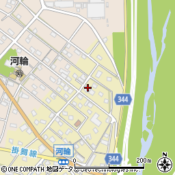 静岡県浜松市中央区河輪町38周辺の地図