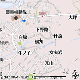 兵庫県神戸市須磨区妙法寺横川周辺の地図