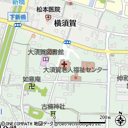 掛川市大須賀支所周辺の地図