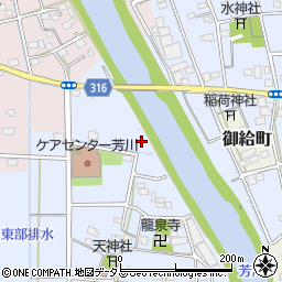 静岡県浜松市中央区鼡野町17周辺の地図