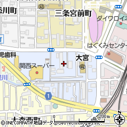 奈良県奈良市三条大宮町2周辺の地図