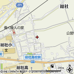 岡山県総社市総社1165周辺の地図