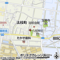 静岡県浜松市中央区法枝町473周辺の地図