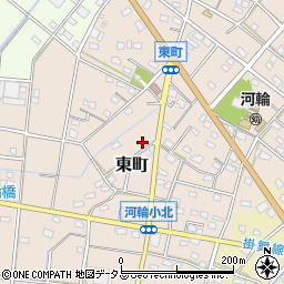 静岡県浜松市中央区東町411周辺の地図