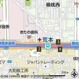 Ｐａｔ荒本駅前駐車場周辺の地図