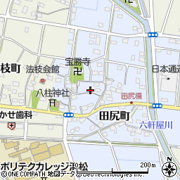 静岡県浜松市中央区田尻町297周辺の地図