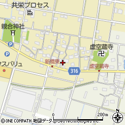 静岡県浜松市中央区新橋町1306周辺の地図