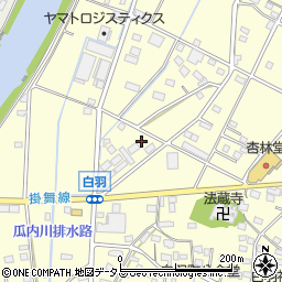 静岡県浜松市中央区白羽町309周辺の地図