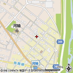 静岡県浜松市中央区河輪町100周辺の地図