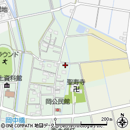 静岡県磐田市岡318-1周辺の地図