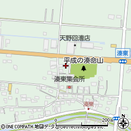 静岡県袋井市湊1189周辺の地図