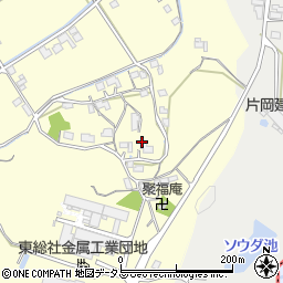 岡山県総社市下林周辺の地図
