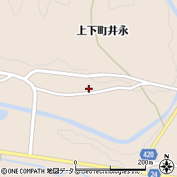 広島県府中市上下町井永649周辺の地図