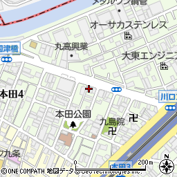ハイツ本田周辺の地図