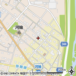 静岡県浜松市中央区河輪町101周辺の地図