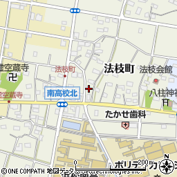 静岡県浜松市中央区法枝町526周辺の地図