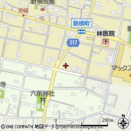 静岡県浜松市中央区新橋町1418周辺の地図