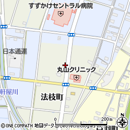 静岡県浜松市中央区法枝町228周辺の地図