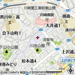 兵庫県神戸市兵庫区大井通周辺の地図