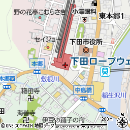 伊豆急行株式会社　伊豆急下田駅周辺の地図