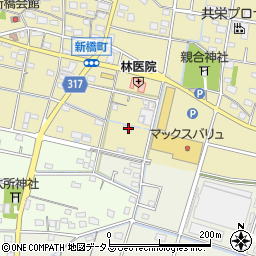 静岡県浜松市中央区新橋町1405周辺の地図